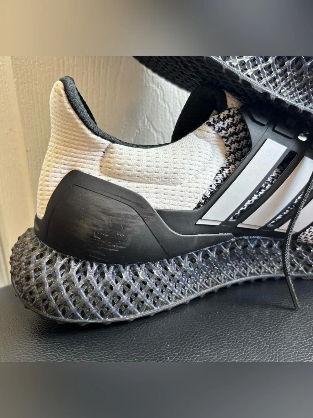 Adidas Ultra 4D Panda Oreo Black White Size 13 IG2262